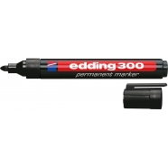 Маркер перманентный 1,5-3мм Edding 300 черный