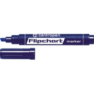 Маркер для флипчарта синий Centropen 8560 2,5 мм клиновидный