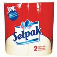 Полотенца бумажные рул.Selpak 2шт/уп