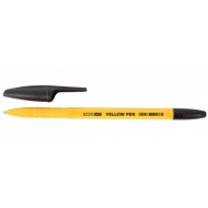 Ручка шариковая YELLOW PEN 0.5мм Корпус желтый, черный