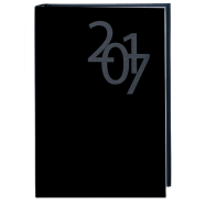 Ежедневник датированый 2017 OFFICE, A5, 336 стр. черный