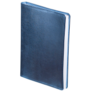 Ежедневник недатированый METALLIC, A6, 288стр. синий