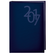 Ежедневник датированый 2017 OFFICE, A5, 336 стр синий