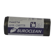 Пакеты для муссора 35л/50шт.Buroclean черные