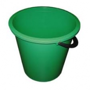 Ведро 10л пластик круглое цветное Buroclean
