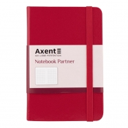 Книга записная Partner, 95*140, 96арк, клетка, красный 8301-03