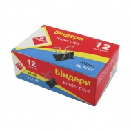 Биндеры черные 41 мм 12шт. KL1741