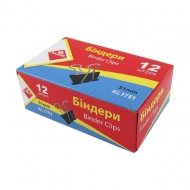 Біндери чорні 51 мм 12шт.