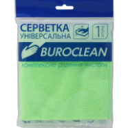 Серветка мікрофібра для уборки універсальна Buroclean 1шт 6307 10 90 00 X/ІОУ+ 6307 10 10 00 X/