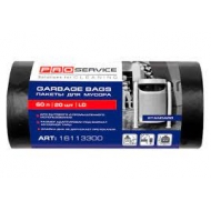 Пакет д/сміття 60л/20шт.PRO чорні LD PRO-16113300 вітч