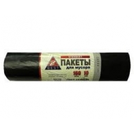 Пакет д/сміття 160л/10шт Z-BEST чорні міцні 45мк